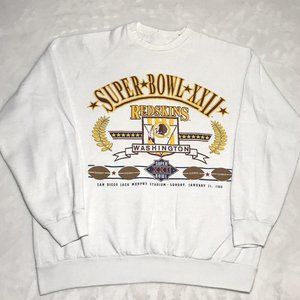 Vintage 1988 Washington Redskins Super Bowl Xxii sandiego stadium shirt sweater
